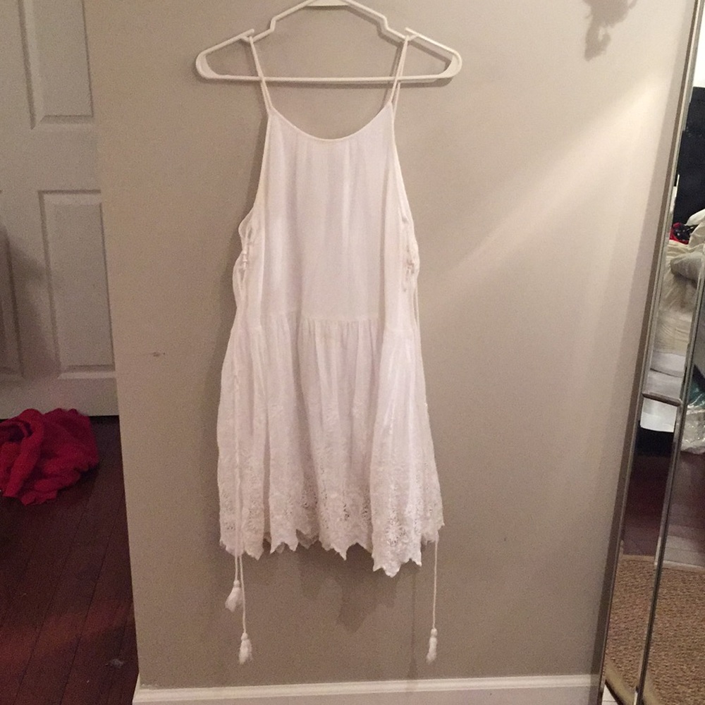 White Lacey sun dress